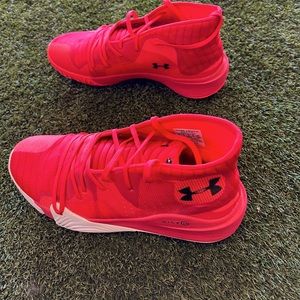 Red Under Armor Micro G size 12 High Tops